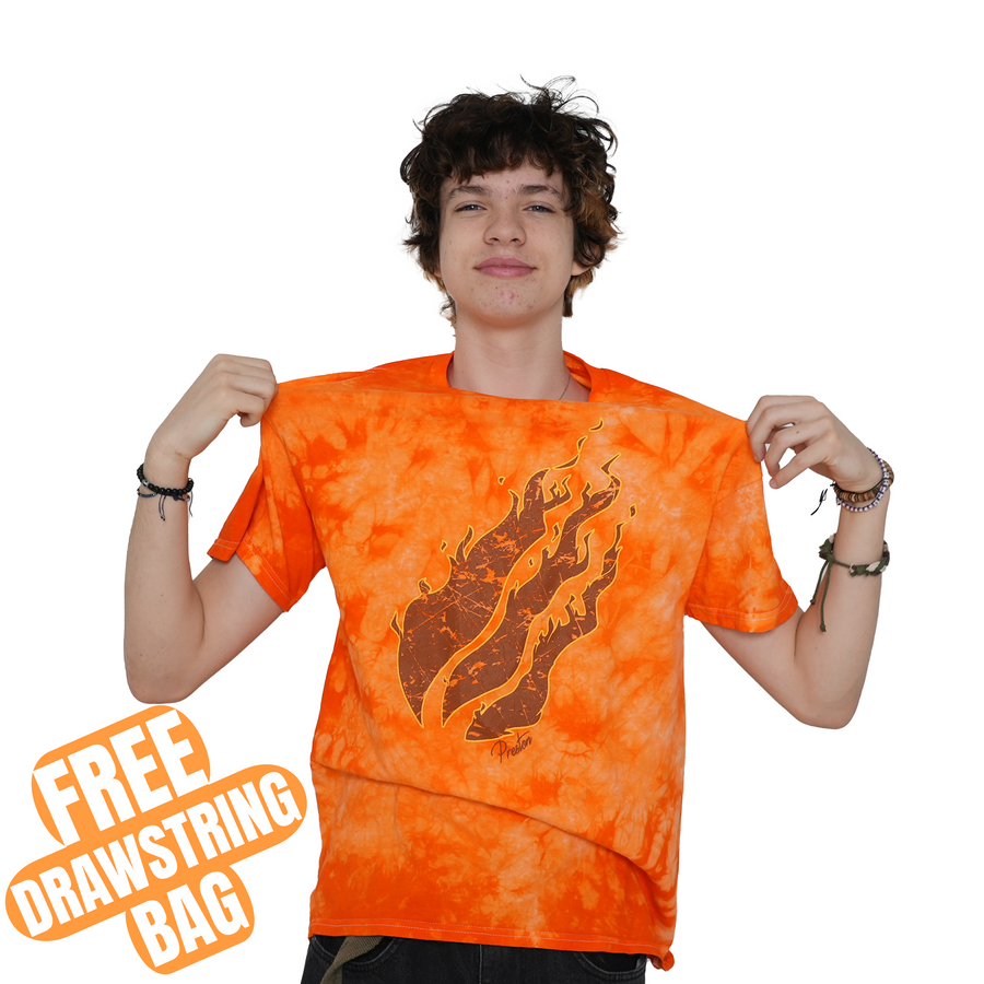 Orange Tie-Dye T-Shirt